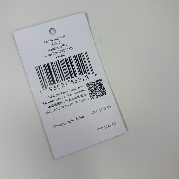 KATE SPADE BRAND NEW IN BOX SILVER KENZIE METALLIC ZIPPER WALLET CLUTCH - Picture 9 of 9